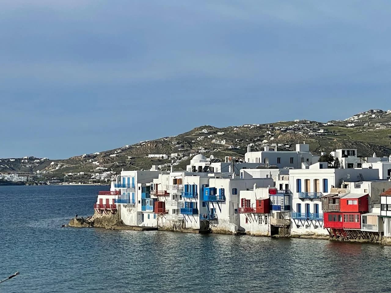 Little Venice waterfront in Mykonos